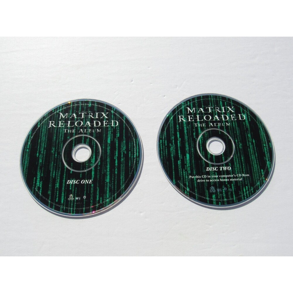 Matrix Reloaded The Album 2xCD 2003 Soundtrack Electronic Warner Bros.